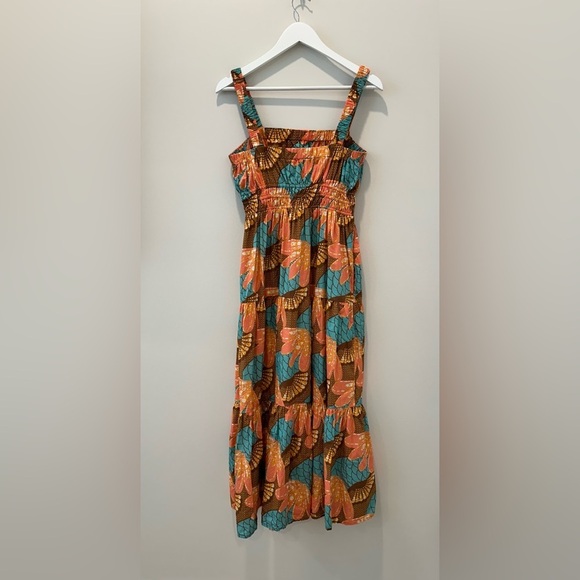Cleobella Jolene Maxi Dress Riviera Print European Vacation Resortwear Sundress - Picture 5 of 12